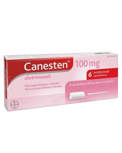 Canesten 100mg vaginaltabletter med applikator 6stk