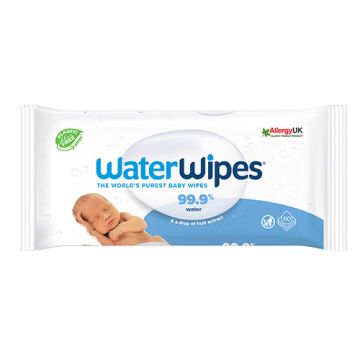 WaterWipes Plastic Free BabyWipes 1x60