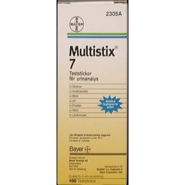 Multistix 7 urinstrimmel 100stk