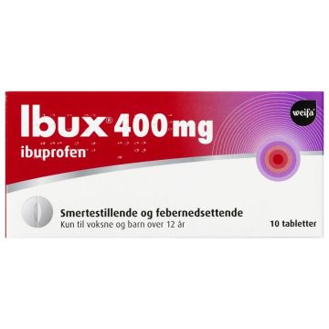 Ibux 400mg tabletter 10stk