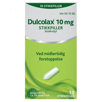 Dulcolax 10mg stikkpiller 10stk