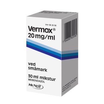 
Vermox 20mg/ml mikstur 30ml