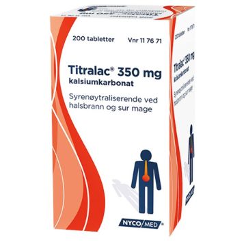 NycoMed
Titralac tabletter 350mg 200stk