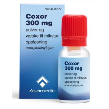 Coxor 300 mg pulver og væske til mikstur 1 dose