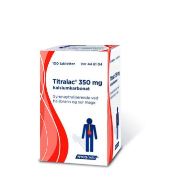 NycoMed
Titralac tabletter 350mg 100stk