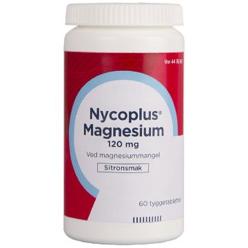 Nycoplus
Magnesium 120mg 60stk