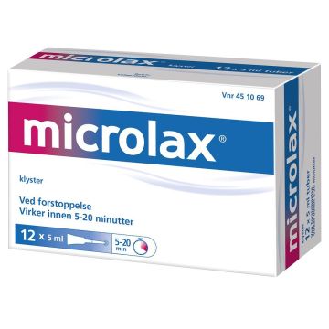 Microlax Klyster Rektalvæske 12x5ml