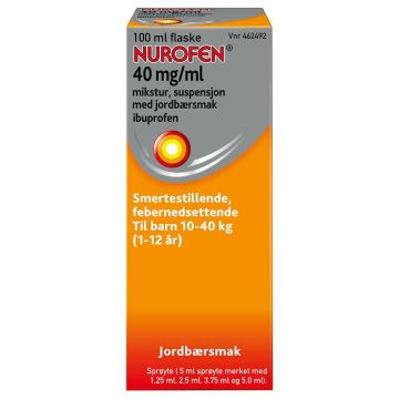 Nurofen mikstur 40 mg/ml Jordbærsmak 100ml