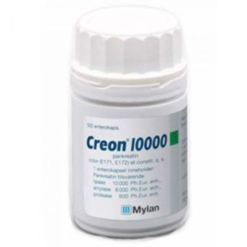 Creon 10000 Harde enterokapsler 100stk