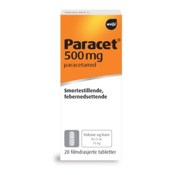 Paracet Tabletter 500mg Avlange 20stk
