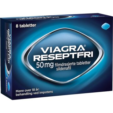 Viagra Reseptfri 50mg tabletter 8stk