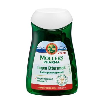 Möller’s PharmaOmega-3 kapsler 80stk