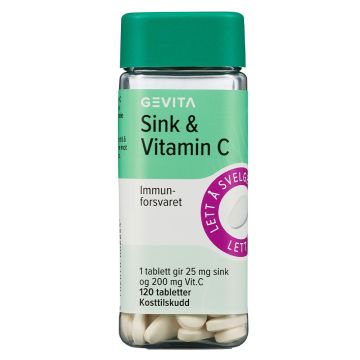 GevitaSink & Vitamin C  120Stk