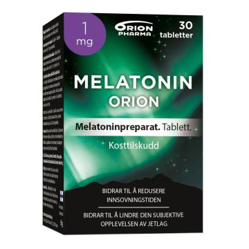 Melatonin Orion 1mg 30 tabletter