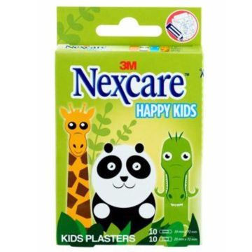 Nexcare happy kids animals 20stk