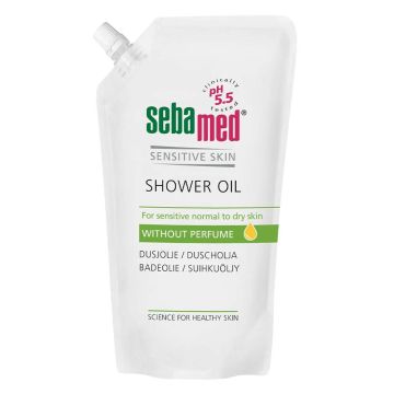 Sebamed Shower Oil Uten Parfyme Refill 500ml