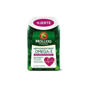 Möller's Pharma Hjerte omega-3  80 kapsler