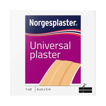 Norgesplaster universal 6cmx5m, 1rull