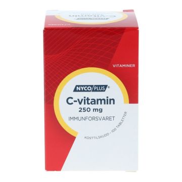 Nycoplus C-vitamin 250 mg tabletter 100stk