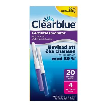 ClearblueAdvanced testpinner fertilitet 24stk