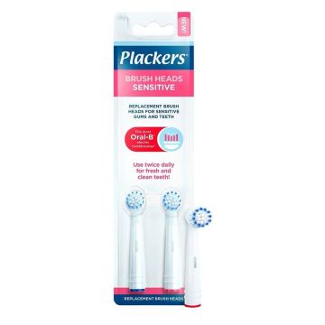 Plackers sensitive refill tannbørstehodet 2stk