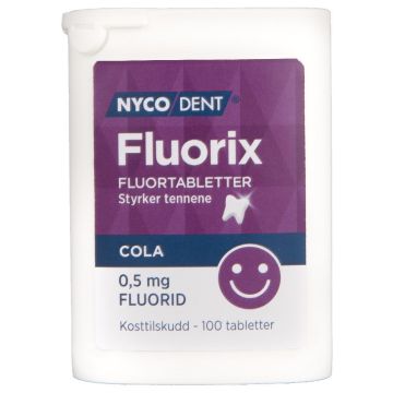 Nycodent Fluorix 0,5 mg Colasmak 100stk