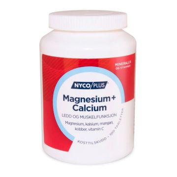 Nycoplus Magnesium + calcium tabletter 100stk