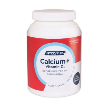 Nycoplus Calcium med D3-vitamin tabletter 100stk
