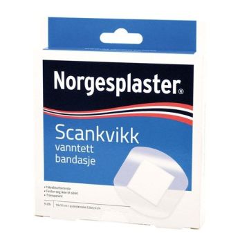 NorgesplasterScansoft kompress 10x7,5cm, 5stk