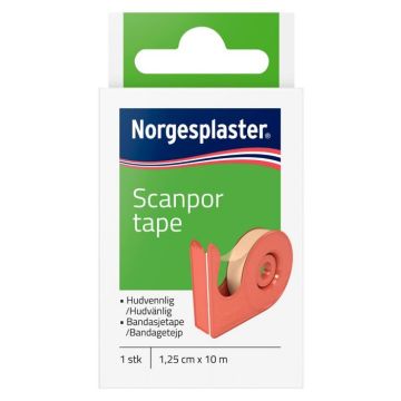 
Norgesplaster
Scanpor tape med dispenser 1,25cmx10m beige