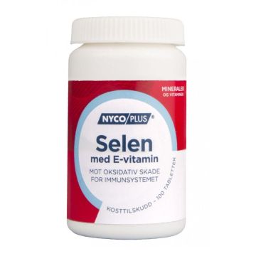 Nycoplus Selen med E-vitamin tabletter 100stk