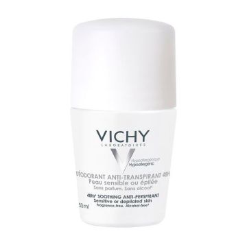 Vichy Antiperspirant deodorant uten parfyme 50ml