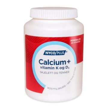 Nycoplus Calcium med K- og D3-vitamin tabletter 100stk