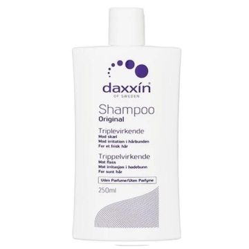 Daxxin Shampoo mot flass u/parfyme 250ml