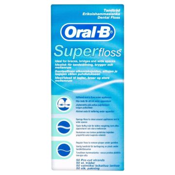 Oral-B Tanntråd Super Floss 50stk