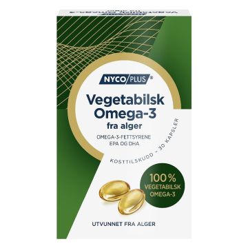 Nycoplus Vegansk Omega-3 fra alger 30stk