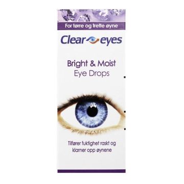 Cleareyes
Bright and Moist Øyedråper 15ml
