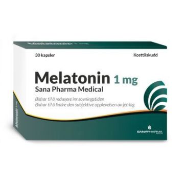 Melatonin 1 mg kapsler 30 stk