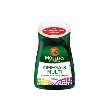 Möller's Pharma Omega-3 Multi kapsler 80 stk