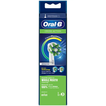 Oral-b Cross Action refill tannbørstehode 3stk