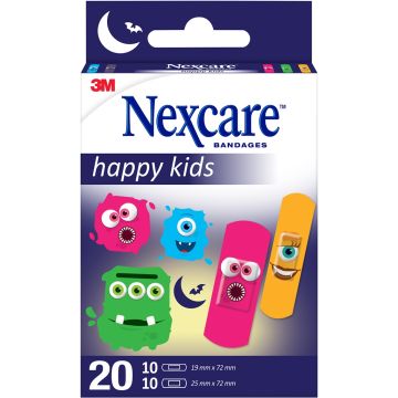 Nexcare happy kids monster 20